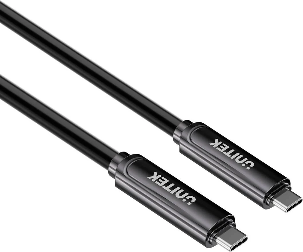 Kabl USB-C Unitek optik AOC, 12m, 10Gbps, PD 60W, 8K@30Hz, zi