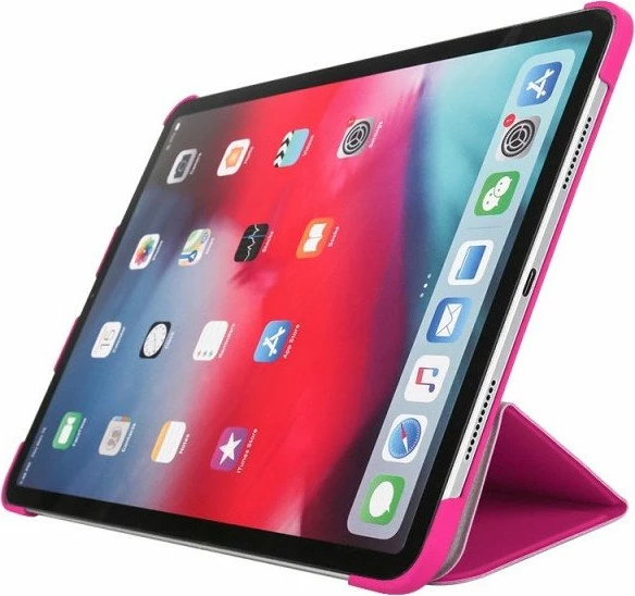 Mbështjellës flip Pomologic BookCase për iPad Air 13\" M2 (2024) / M3 (2025), plastik, pink
