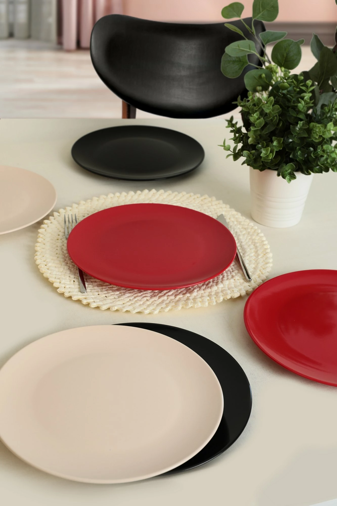 Set pjatash shërbimi (6 copë), Hermia Concept, shumëngjyrëshe, X0001382500000000000000000