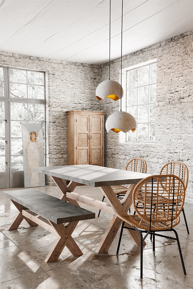 Karrige Forest, natyrale e zezë, 59x63x87