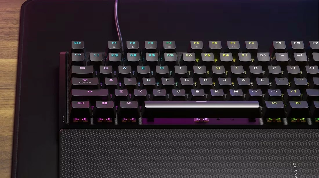 Klaviaturë gaming Corsair K70 Core, mekanike MLX Red, RGB, USB, full-size, e zezë