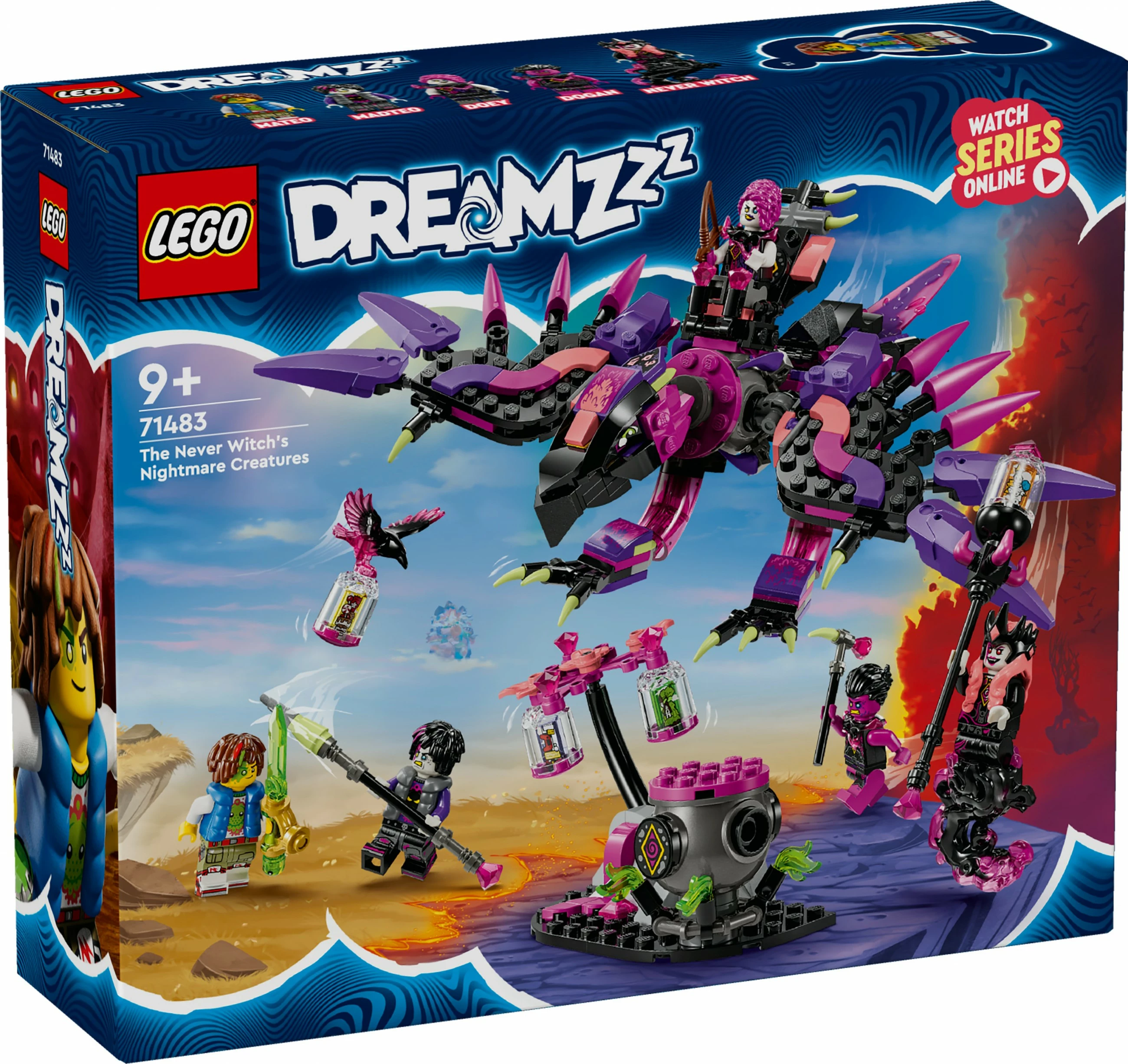 Set ndërtimi LEGO DREAMZzz 71483, 457 pjesë, shumëngjyrësh