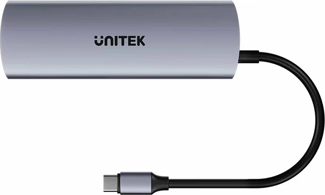 Hub USB-C Unitek H1112DGY01 4-në-1 10 Gbps (2x USB-A, 2x USB-C), argjendtë