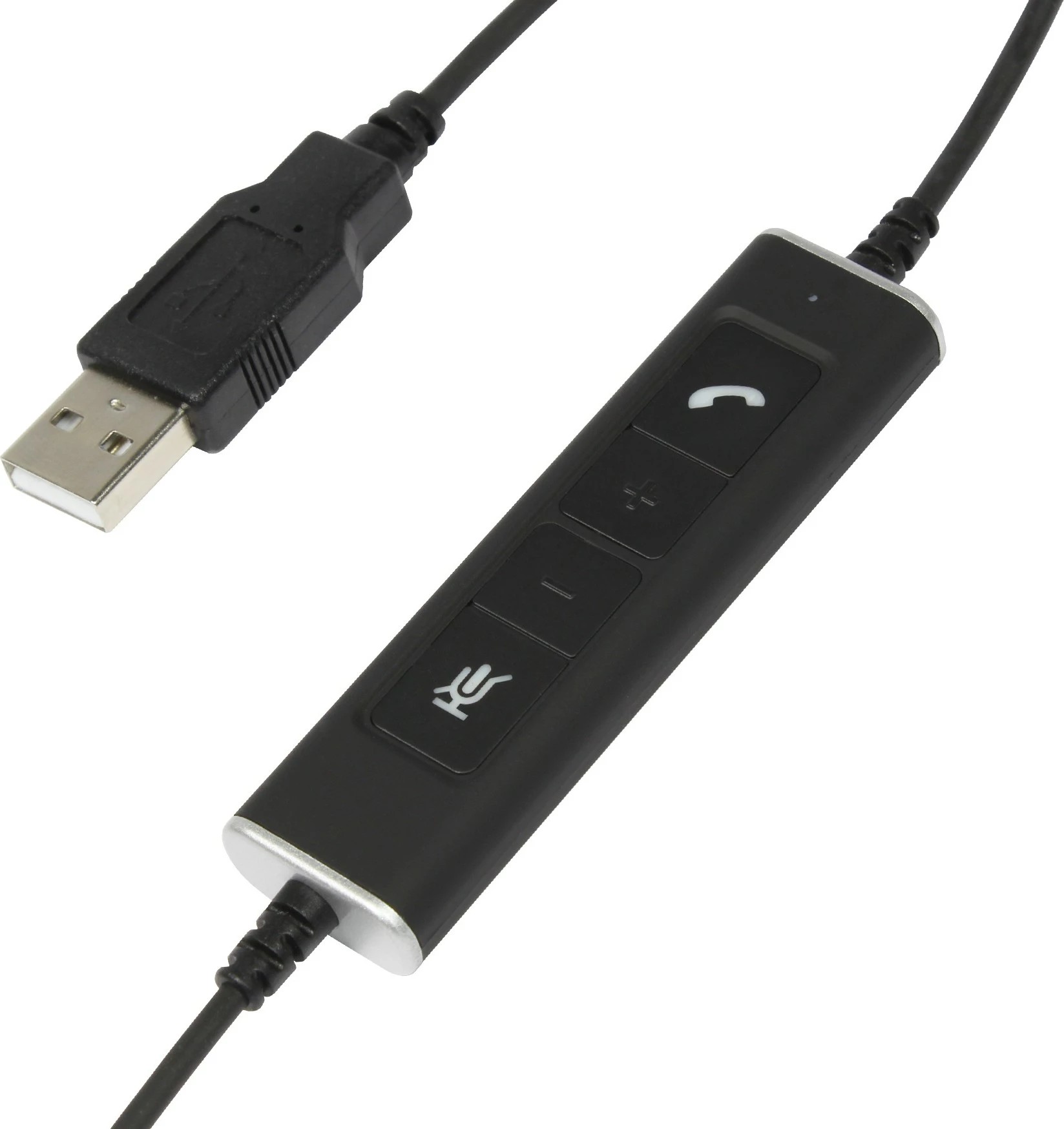 Kufje mono USB Plusonic 10.1P, kompatibile me Teams dhe Skype