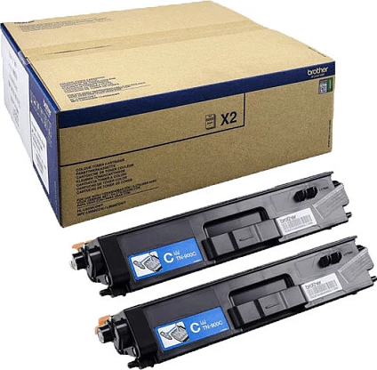 Toner Brother TN-900CTWIN, 12000 faqe, 2 copë, Cyan