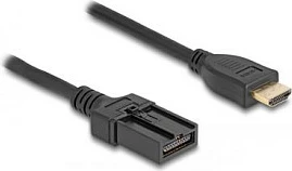 Kabllo HDMI DeLOCK HDMI-A në HDMI-E Automotive, 3 m, 4K 60 Hz, e zezë