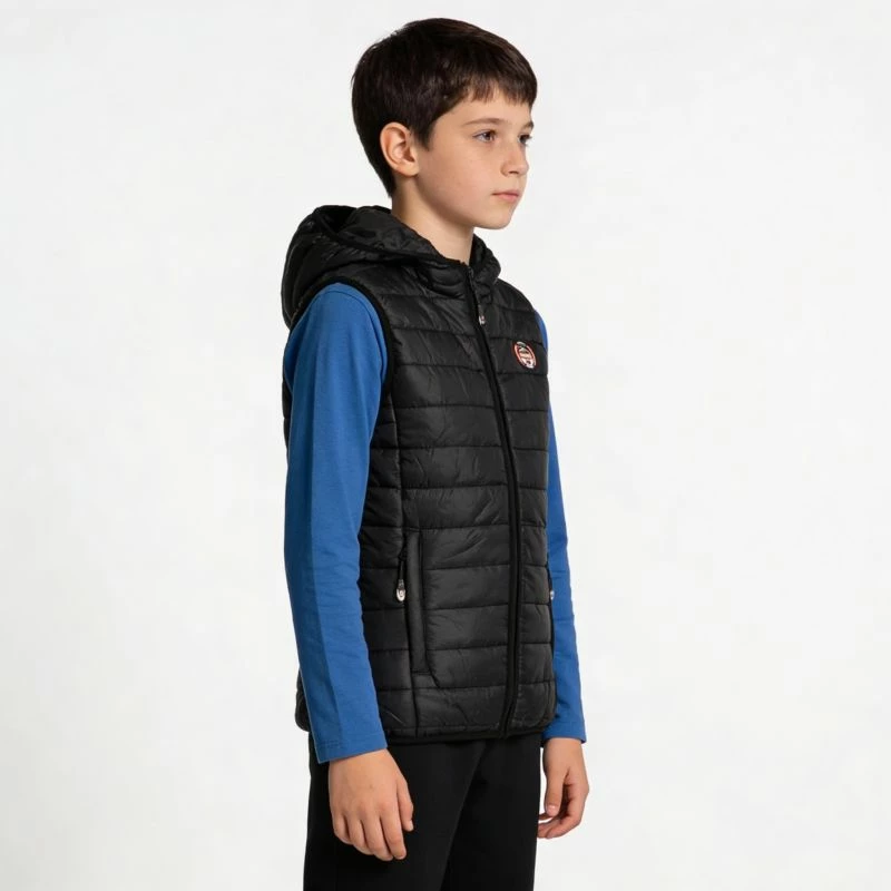 Jelek për fëmijë Geographical Norway, i zi [Madhësia: 128]