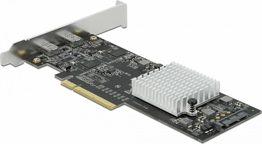 Kartë zgjerimi PCIe DeLOCK, 2x USB-C USB 3.2 Gen 2x2 20Gbps, low profile