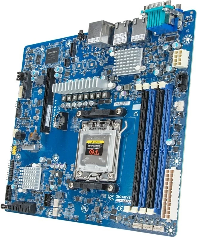 Pllakë amë Gigabyte MC13-LE1, 1x AM5, AMD Epyc 4004/Ryzen 7000/Ryzen 9000, B650E, Blu