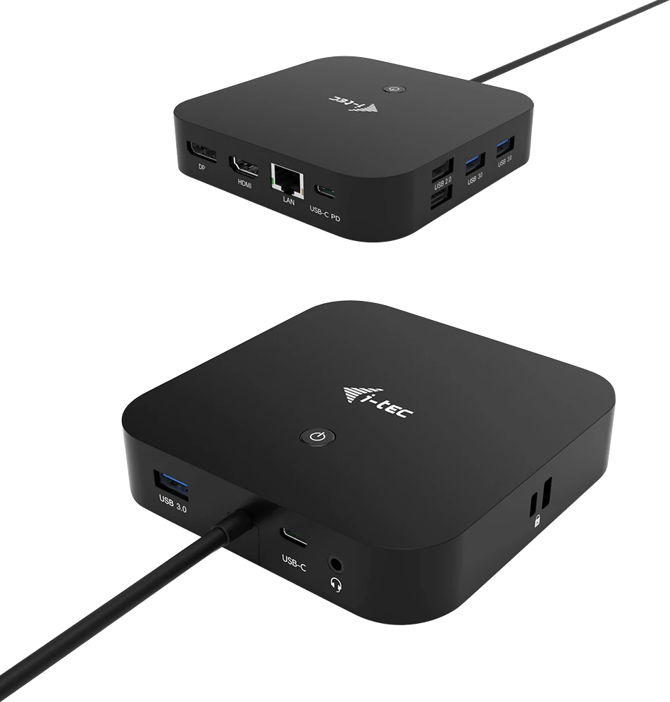i-Tec - docking station - USB-C 3.1 / Thunderbolt 3 - HDMI, DP++ - GigE