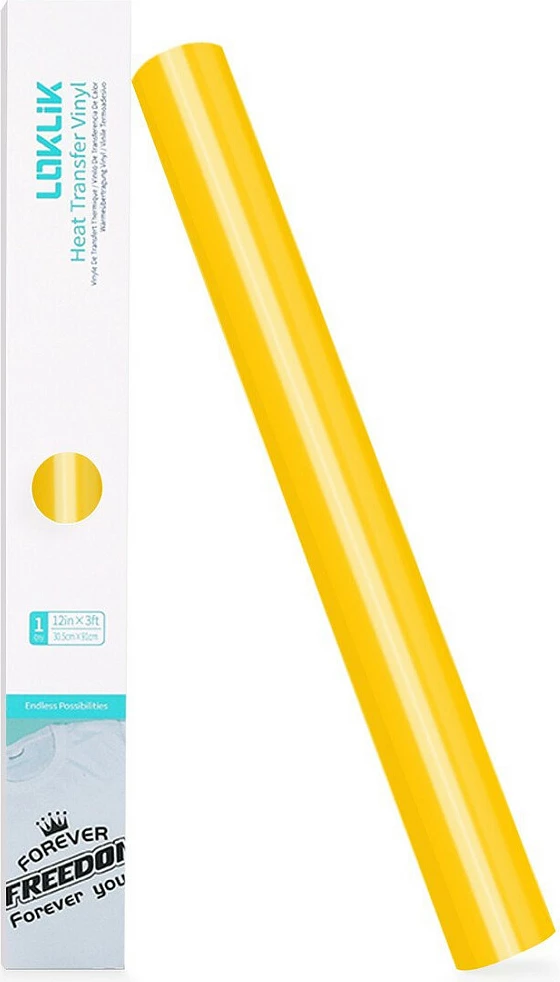 Folie vinili për plotter LOKLiK Basic 30,5 x 180 cm, e verdhë