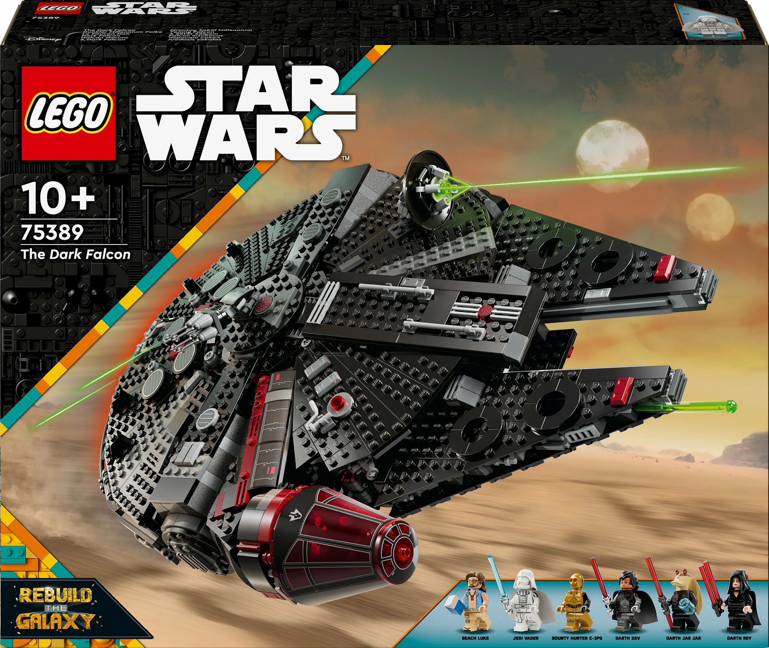 Set LEGO Star Wars Dark Millennium Falcon 75389, 1579 pjesë, 10+