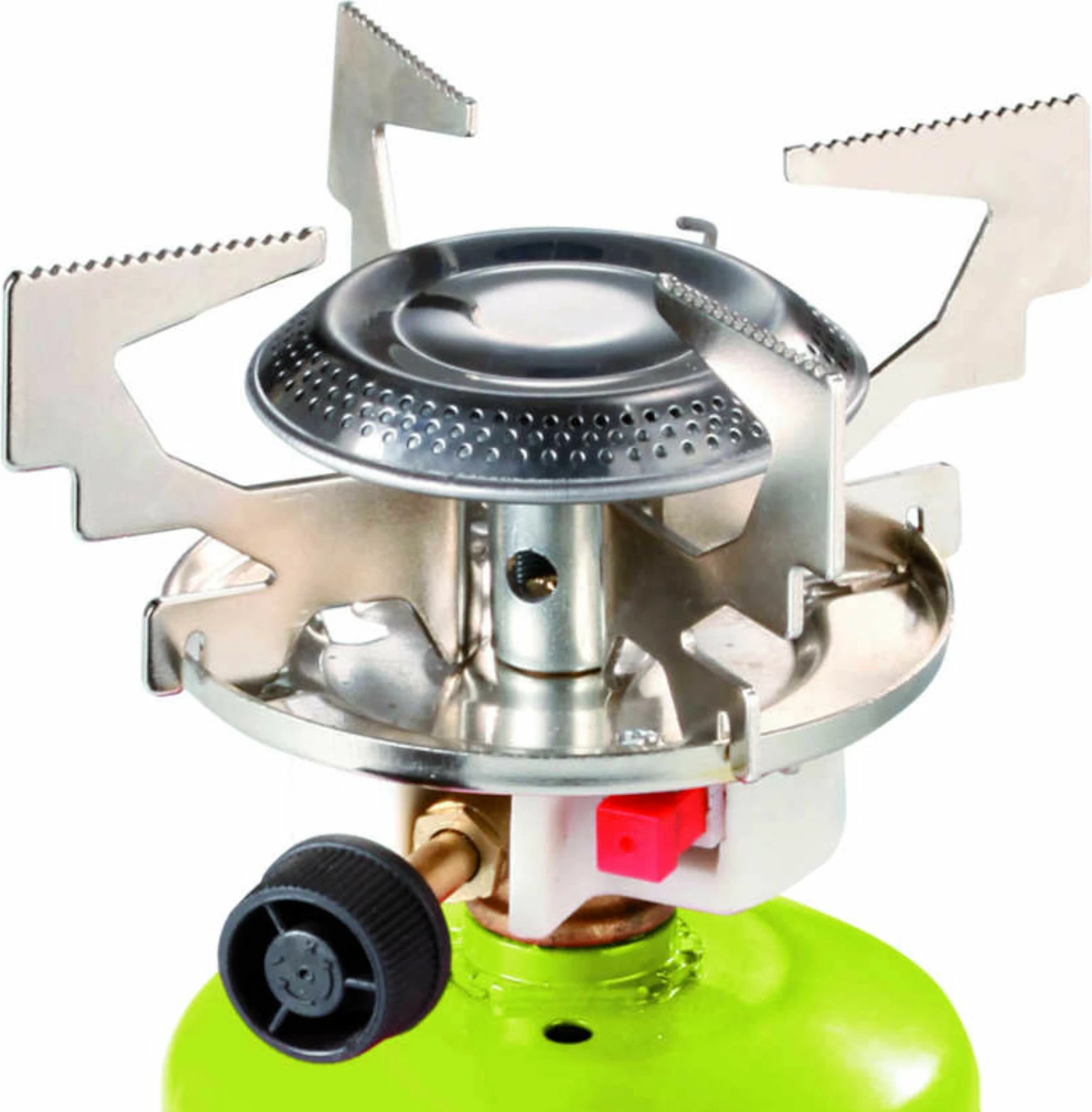 Sobë kampingu me gaz Meva FOCUS KP06010P, ndezës piezo, 1.4 kW, e gjelbër