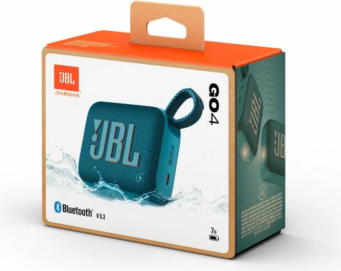Altoparlant Bluetooth portativ JBL Go 4, 4.2 W, Bluetooth 5.3, IP67, 7 orë playback, Blu