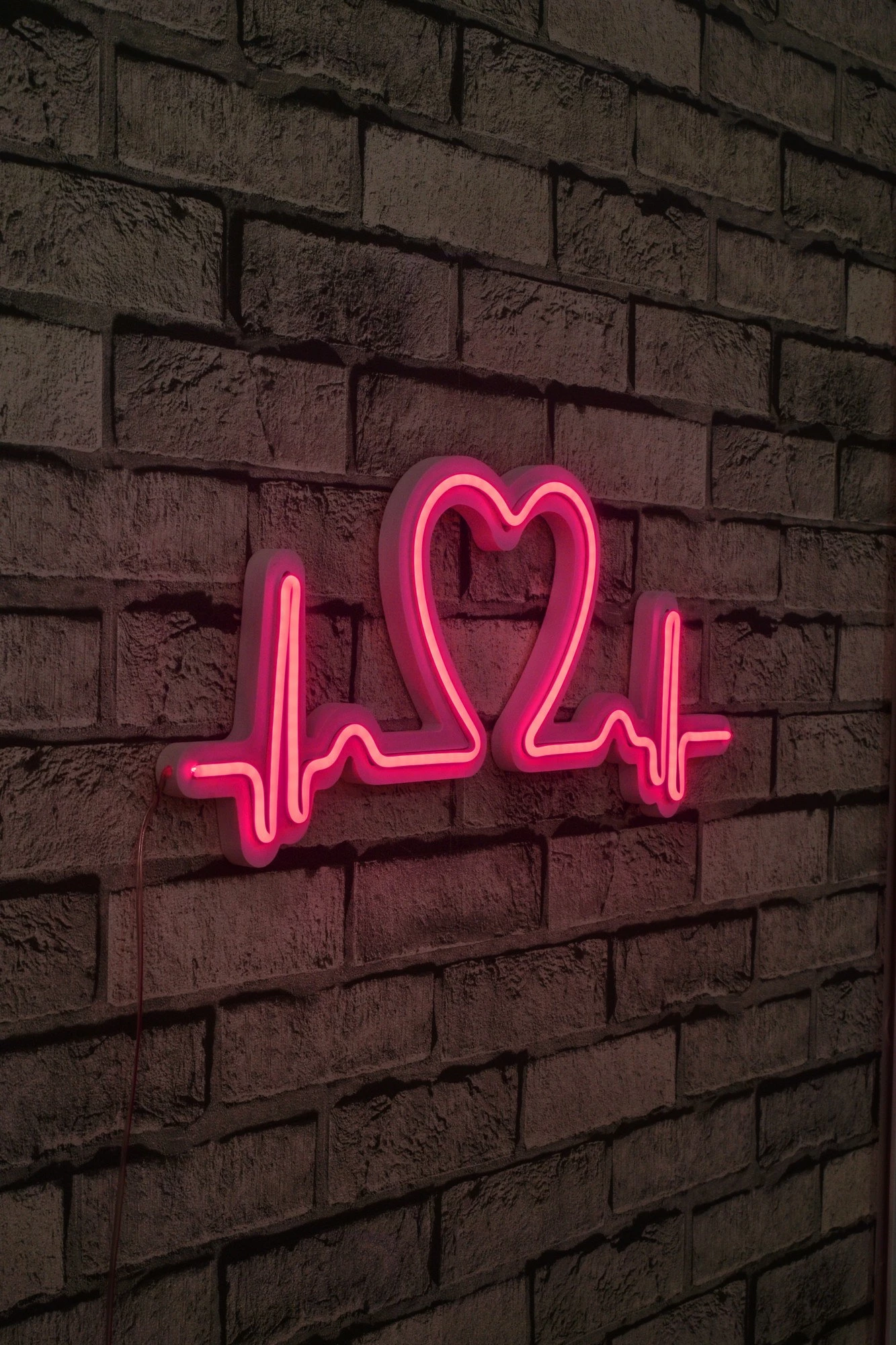 Dritë dekorative LED plastike, Love Rhythm, ngjyrë rozë