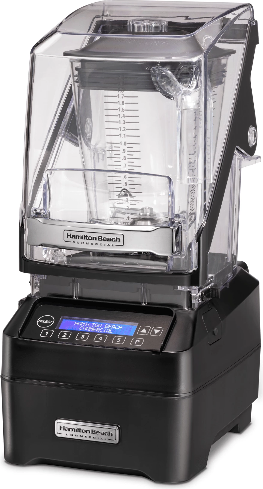 Blender komercial Hamilton Beach Commercial HBH755R-CE 64oz/2L me QuietBlend dhe Wave~Action, i zi