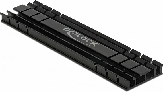 Ftohës DeLOCK 18286 për modul M.2, alumini 100 x 22 x 5.2 mm, i zi