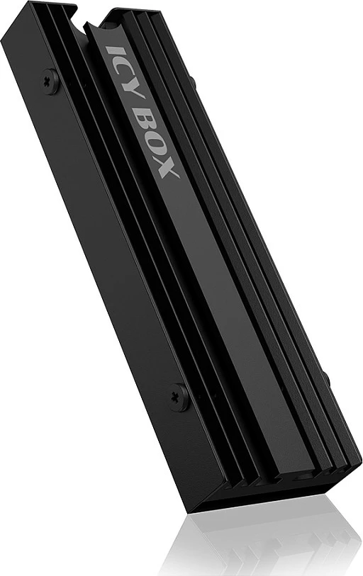 Heatsink ICY BOX IB-M2HS-PS5 për SSD M.2 2280, PlayStation 5, alumini, i zi