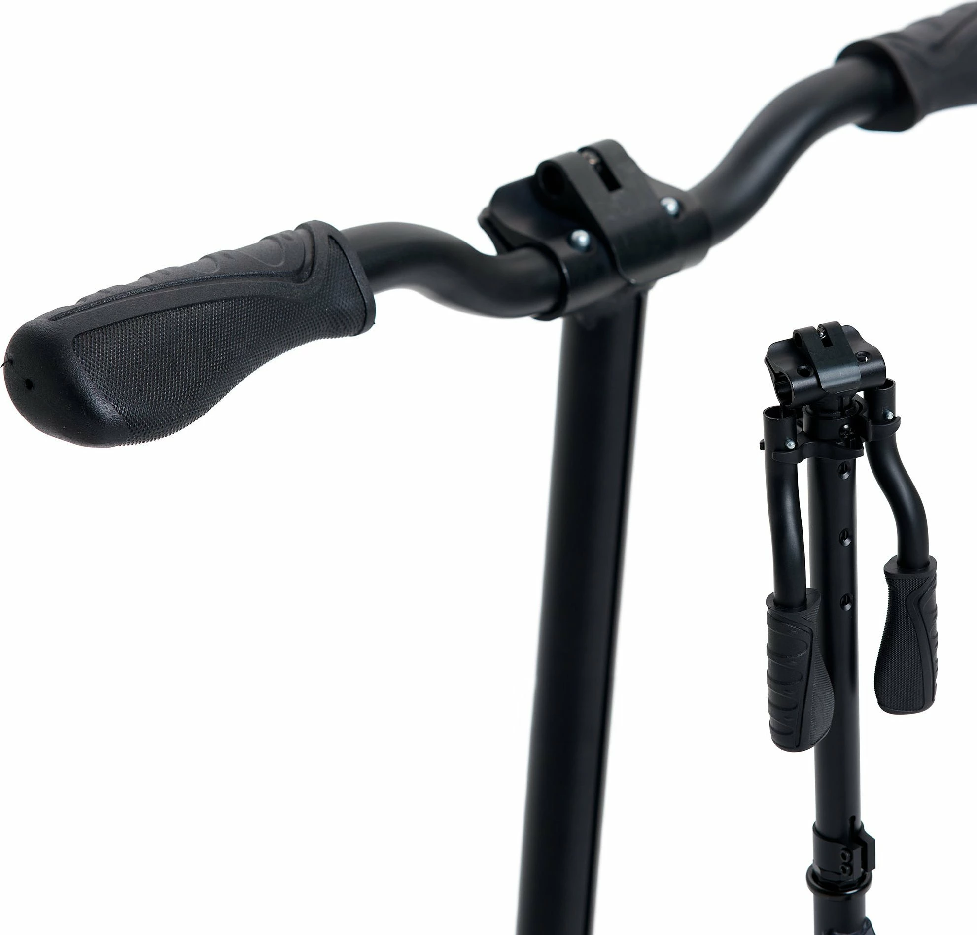 Trotinet Blackwheels Zoom, rrota 200 mm, i palosshëm, ABEC-7, timon i rregullueshëm 95-105 cm, deri 100 kg, i zi