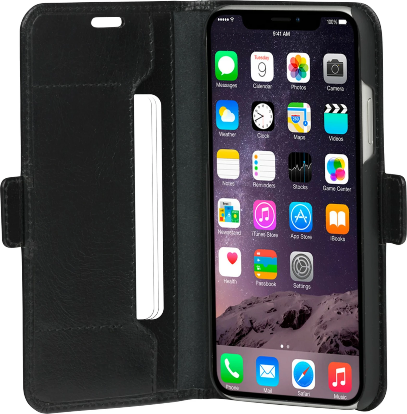 Mbështjellës dbramante1928 Copenhagen Slim për iPhone 11/XR, i zi