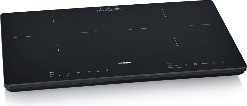 Pllakë gatimi me induksion SEVERIN DK 1033, 2 zona, 3400W, e zezë
