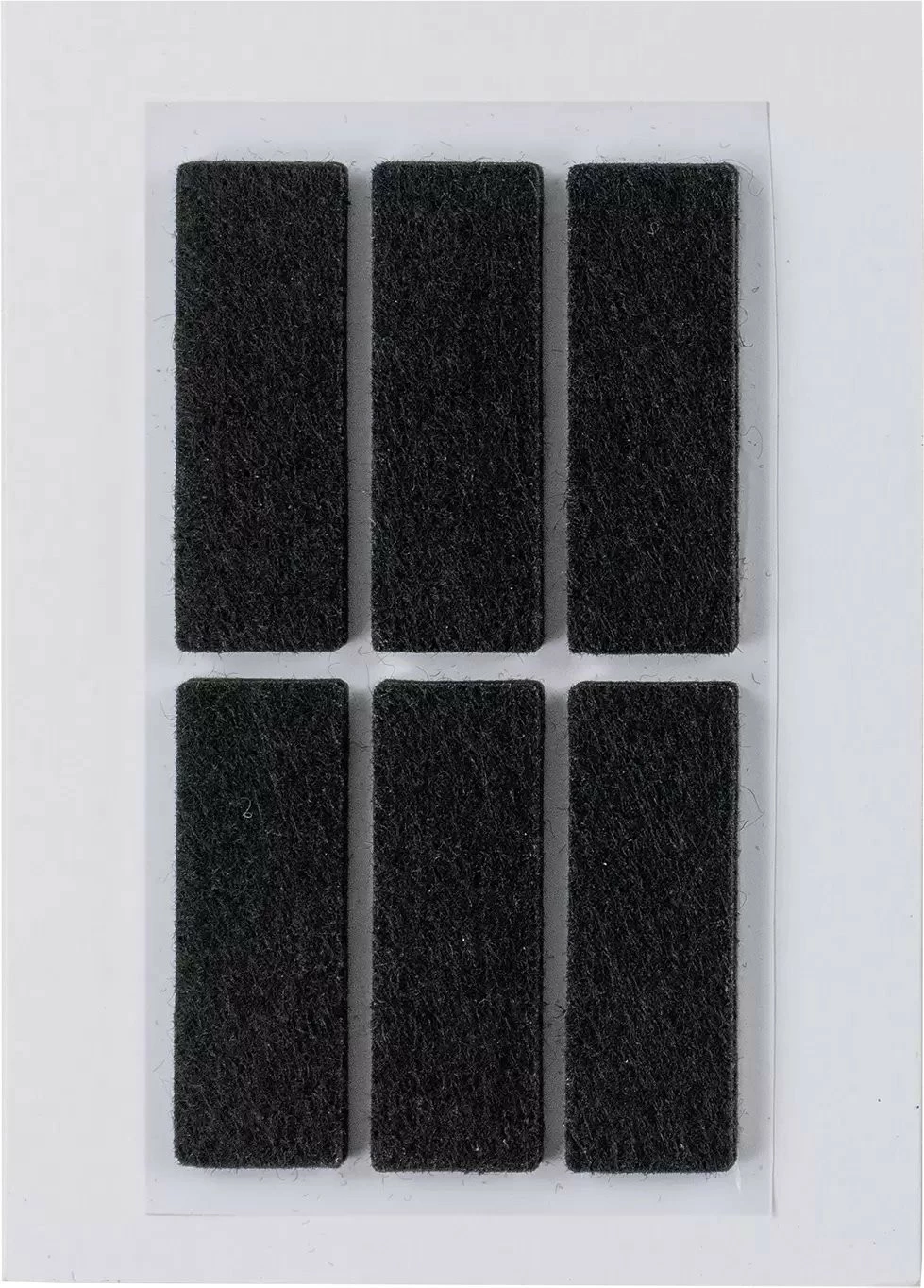 Feltpad HERMA 15187, 15x45mm, 6 copë, e zezë