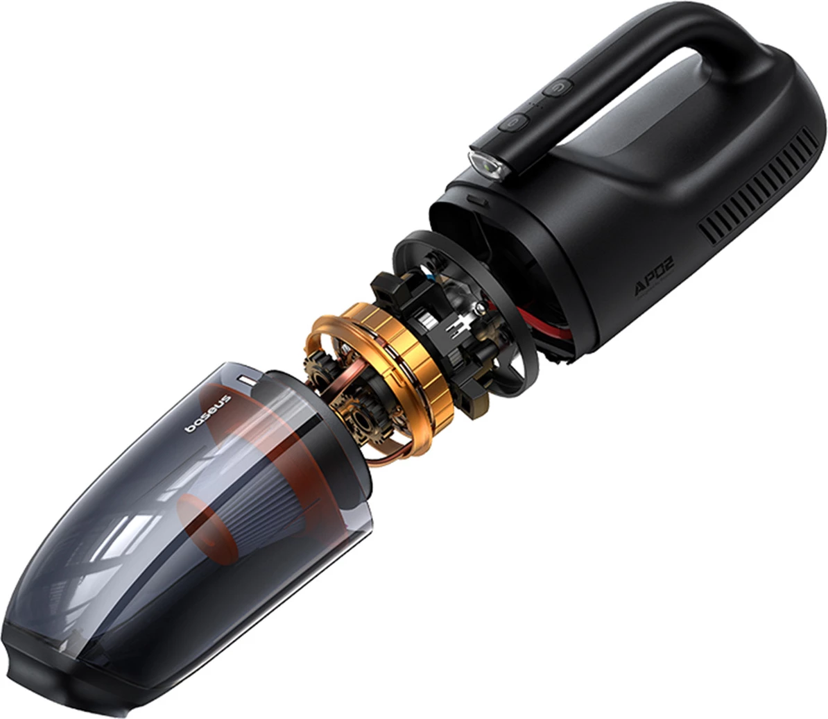 Fshesë portabile Baseus AP02, 6000Pa, 10000mAh, e zezë