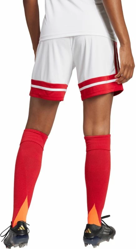 Shorce për femra adidas Squadra 25 JJ0020, të bardha e të kuqe