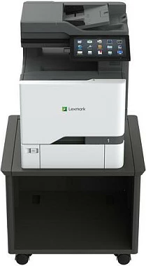 Printer multifunksional Lexmark CX735adse, lazer me ngjyra, A4, duplex, ADF 100 fletë, ekran me prekje 10", bardhë/zi