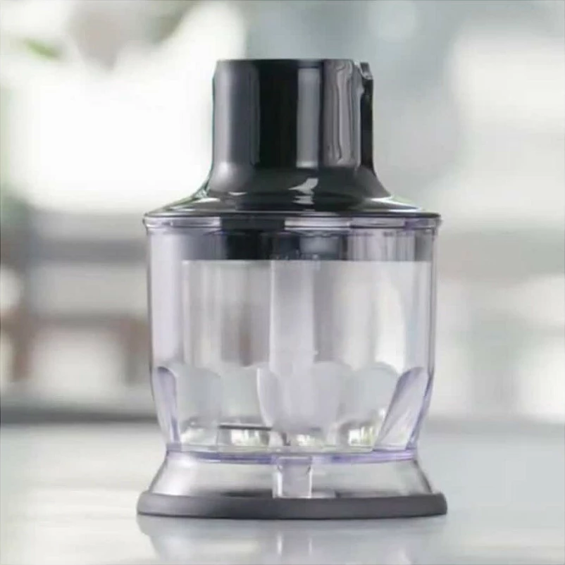Blender zhytës Braun MultiQuick 9 MQ 9147X, 1200 W, set me grirës, rrahëse dhe shtypës patatesh, inox/zi