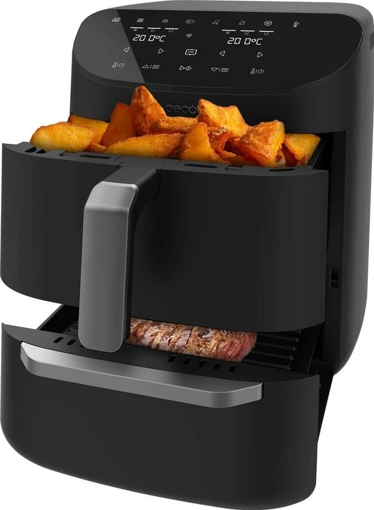 Fryer pa yndyrë Cecotec Cecofry FoodCourt 11000 Connected C, 6L, 1850W, e zezë