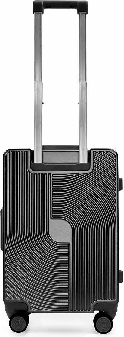 Valixhe udhëtimi Zoozie Bags, kornizë alumini, e zezë, ALC-625