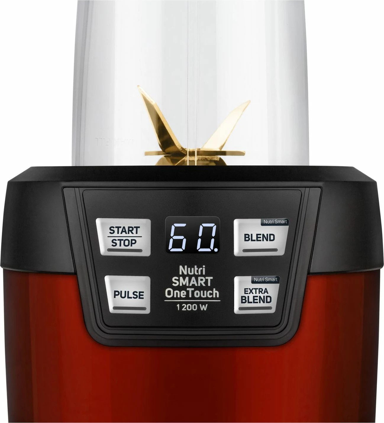 Blender me gotë Sencor SNB 6601RD 1200W 1L 2 shpejtësi Pulse, i kuq, set me 2 enë