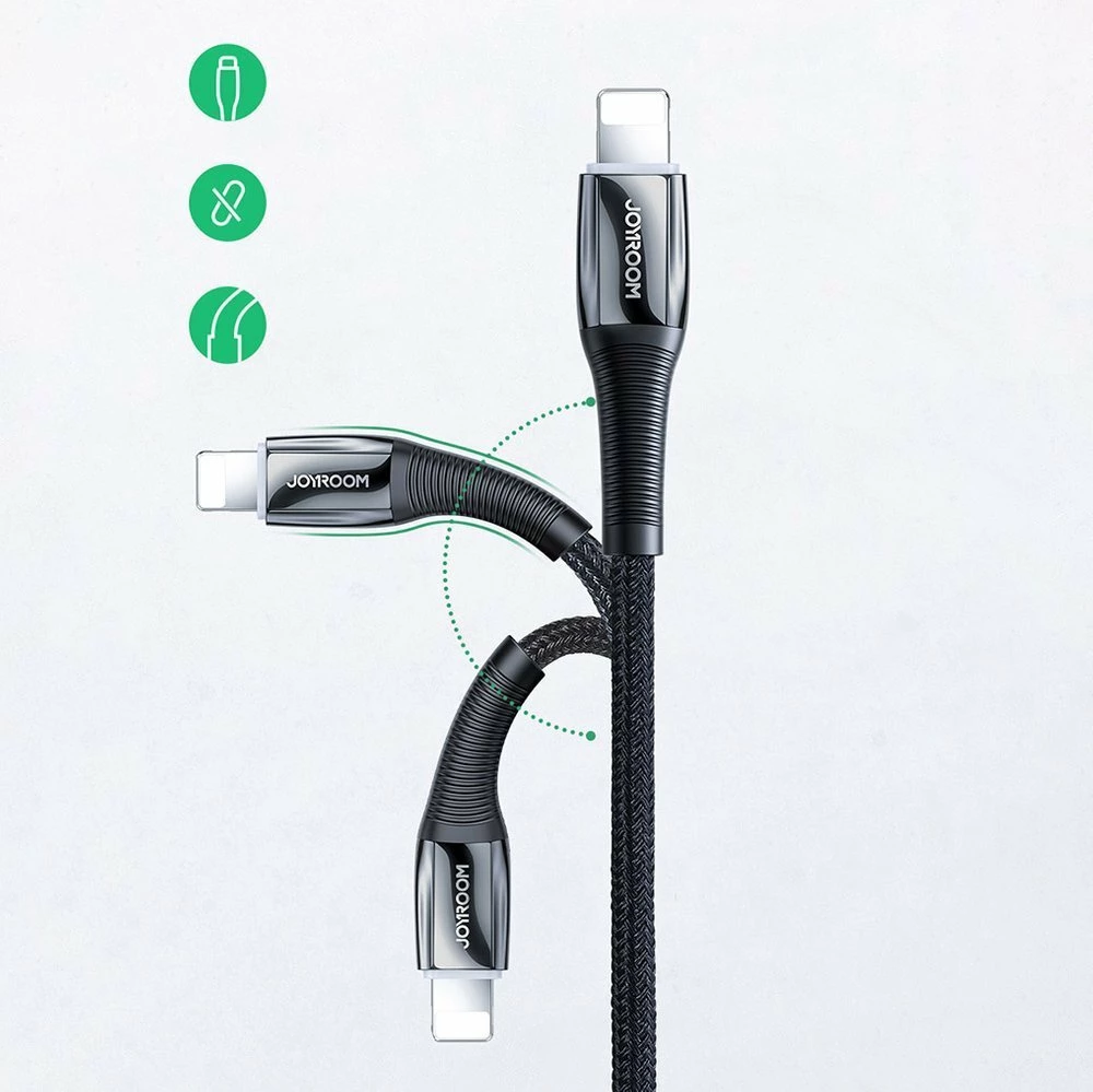 Kabllo Joyroom S-1224K2 USB-C në Lightning, 1.2m, 20W, e kuqe