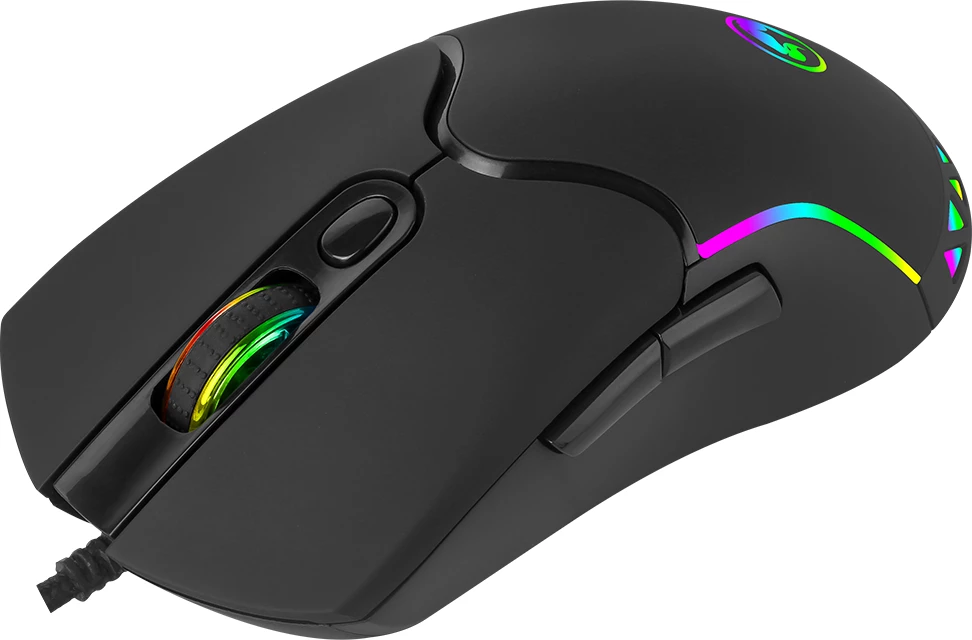 Maus Marvo M359 gaming, wired, 800-3200 DPI, RGB, 7 butona, i zi