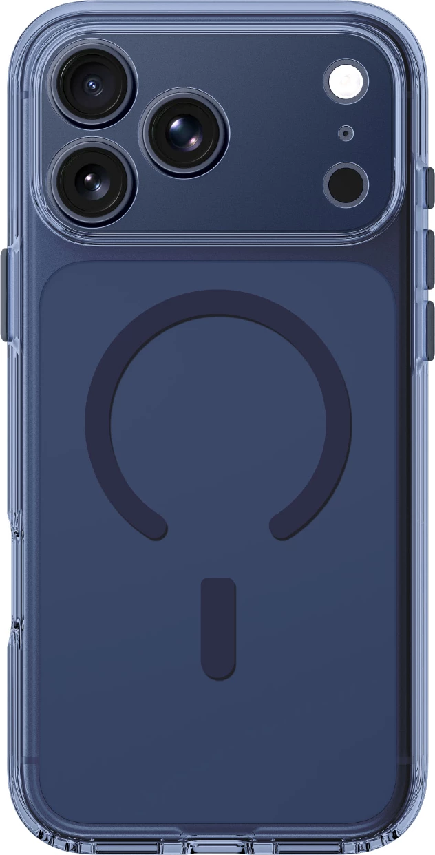 Mbështjellës AmazingThing Minimal Mag Lens për iPhone 17 Pro Max, MagSafe, polikarbonat, blu