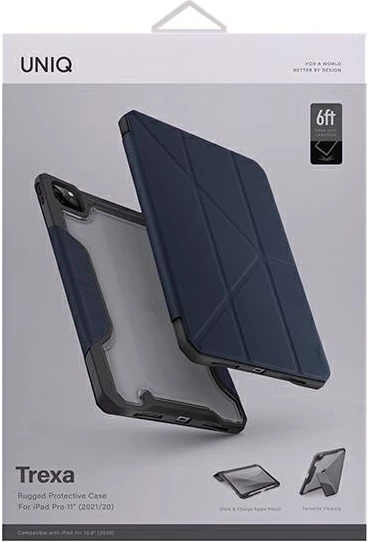 Mbështjellës UNIQ Trexa për iPad Pro 11'' 2021/2020, Kaltër
