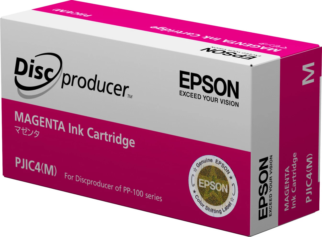 Kartush boje Epson PJIC4(M) C13S020691, Dye-based, për Discproducer PP-100, Magenta