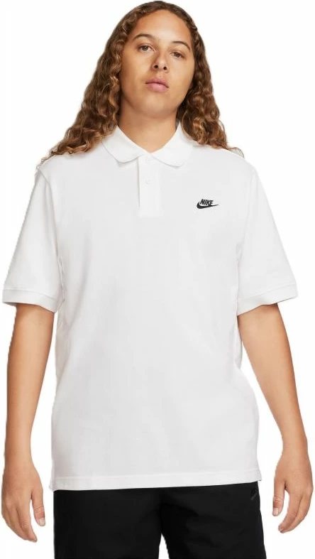 Maicë polo për meshkuj Nike, e bardhë