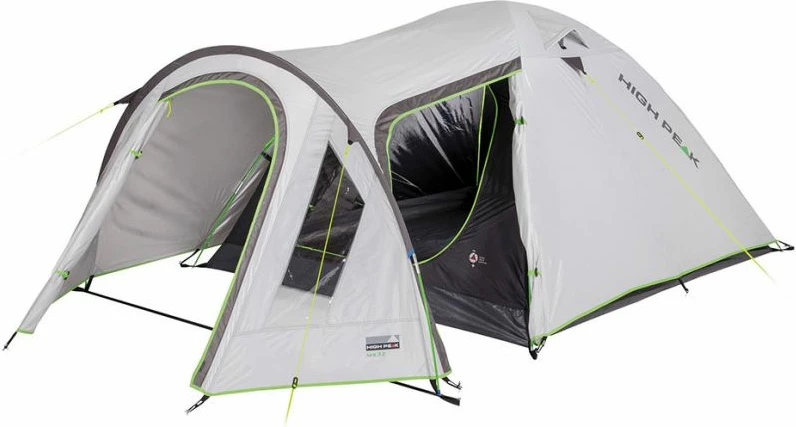 Tenda për turizëm High Peak Kira 4, gri e lehtë