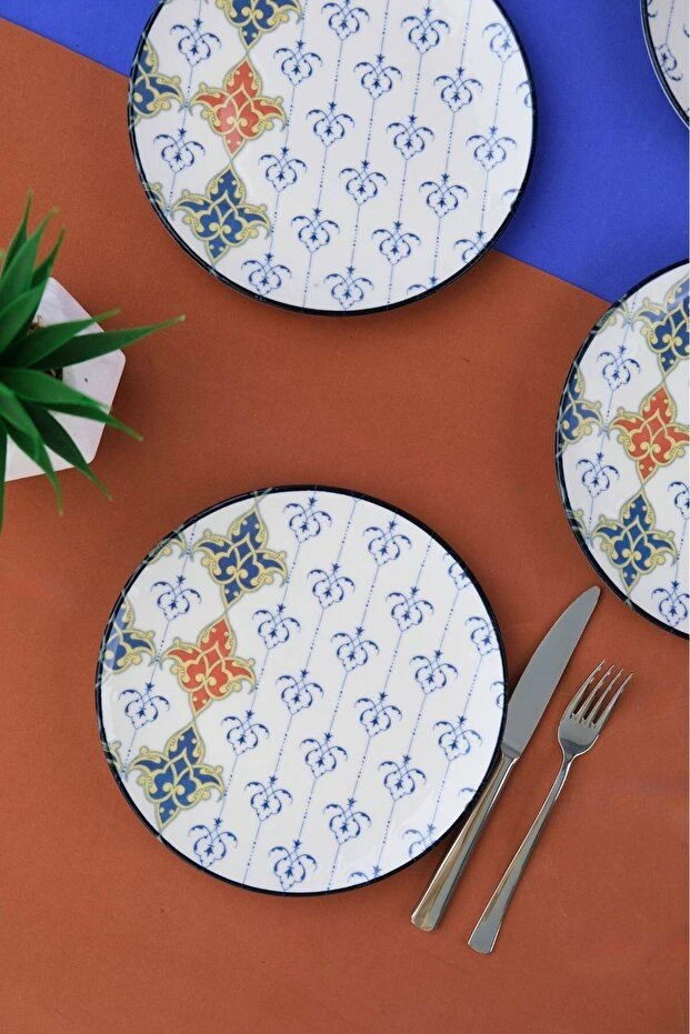 Set pjatash për ëmbëlsira (4 copë), Hermia Concept, TVL4PTPRS1211
