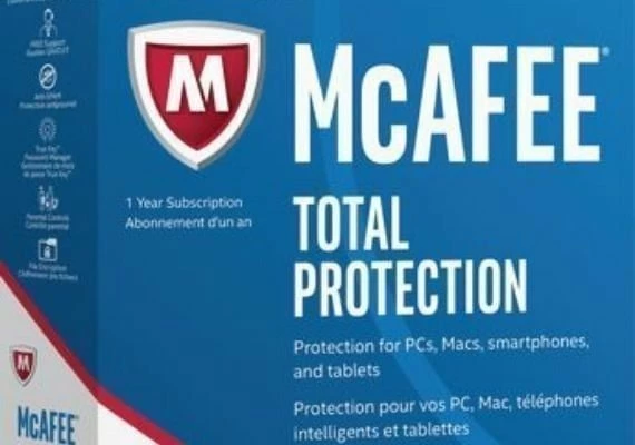 McAfee Total Protection 1 Year 1 Dev EN Global
