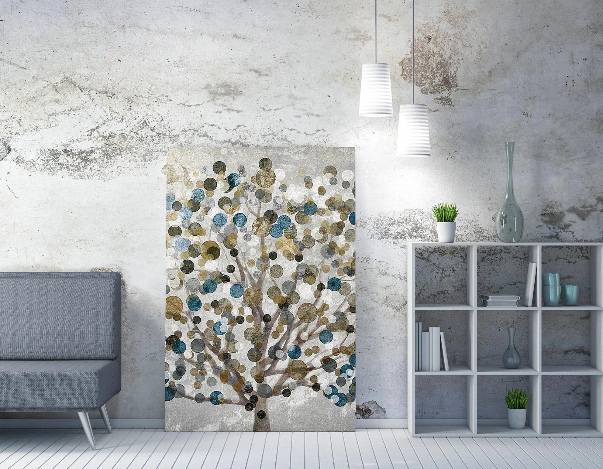 Pikturë dekorative në kanavacë Wallity, WY66, 50x70cm