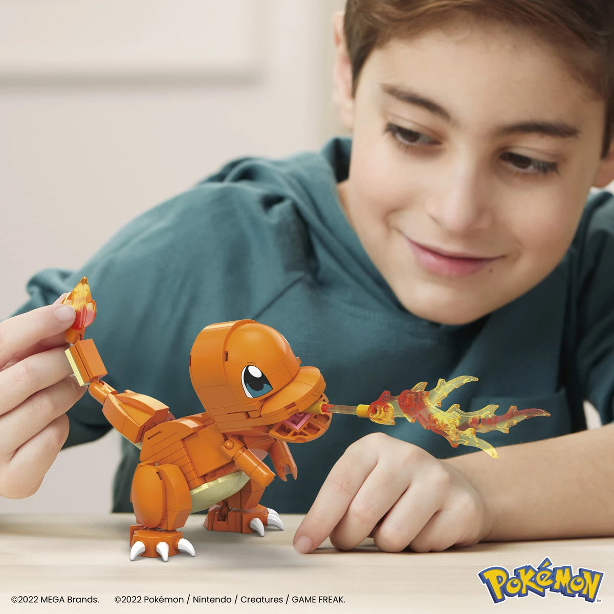 Pokemon Mega Charmander Build and Show Construction Set
