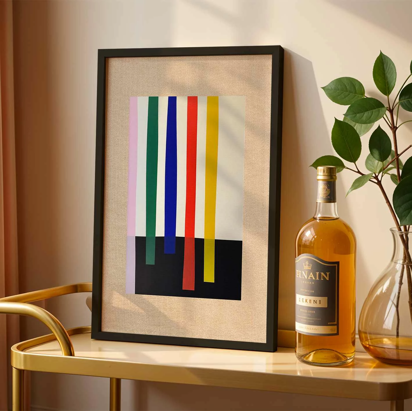 Pikturë dekorative në kanavacë me kornizë, shumëngjyrëshe, Wallity SC11364_70100, 74x104cm