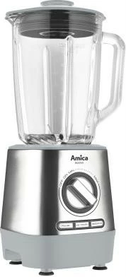Blender Amica BTM5012 me gotë qelqi 1.5L, 800W, inox/bardhë