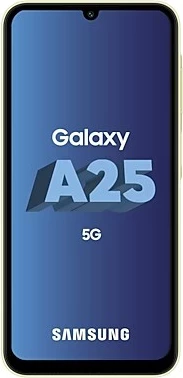 Celular Samsung Galaxy A25, 6.5", 8+256GB, 5G, i verdhë