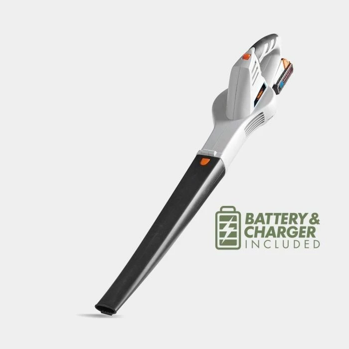 Fryrës gjethe me bateri VONHAUS G-Series MAX 20V Li-ion, 12000 rpm, 1.71 kg, me bateri & karikues, gri/zi