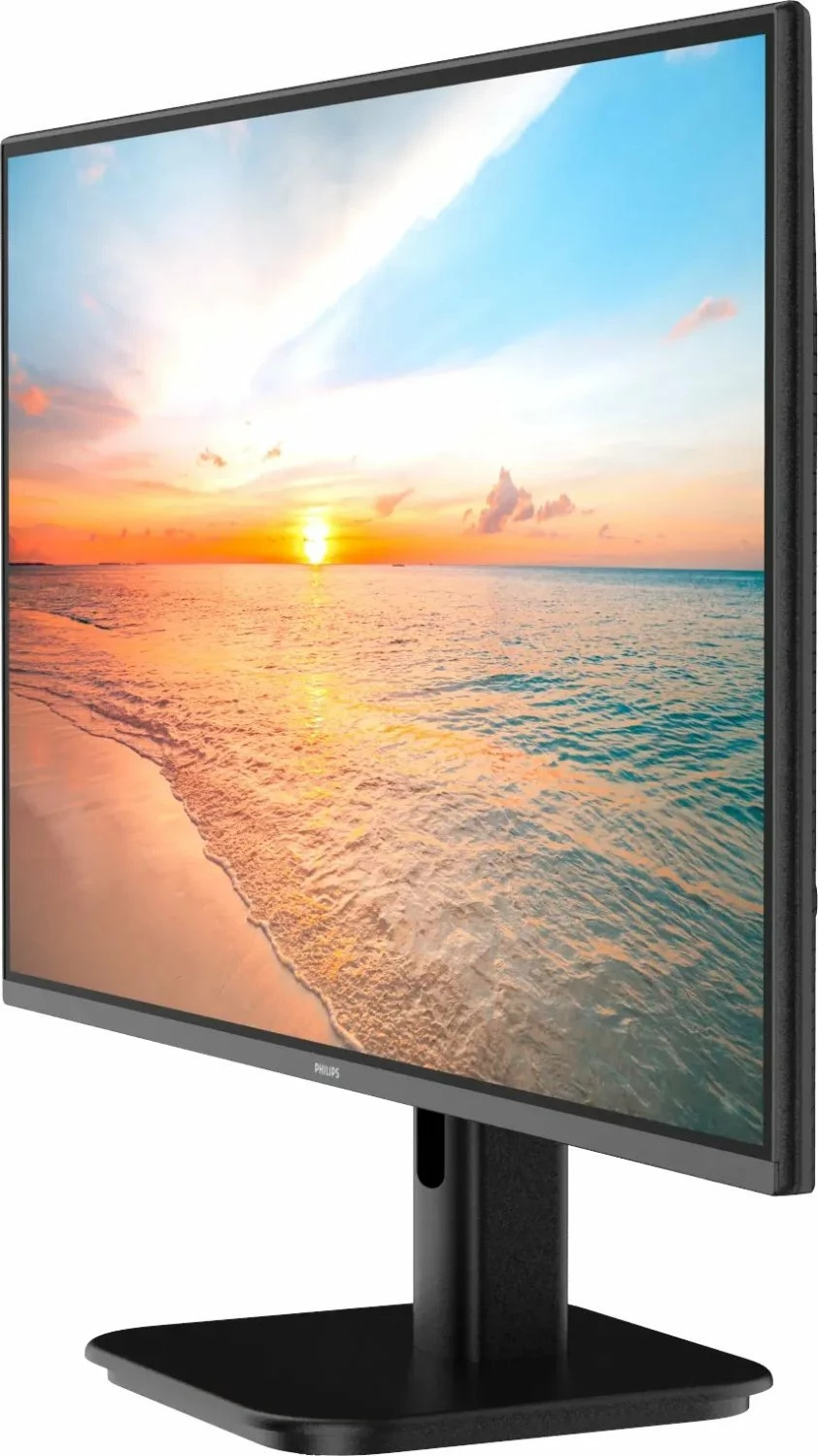 Monitor Philips E-Line 24E1N1100A/00 23.8" IPS Full HD 100Hz 1ms HDMI/VGA me altoparlantë të integrum, i zi