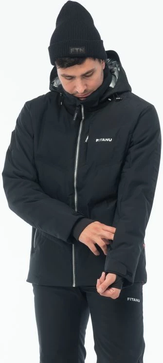 Jakne për meshkuj Fitanu CERTIS PRIMALOFT, e zezë